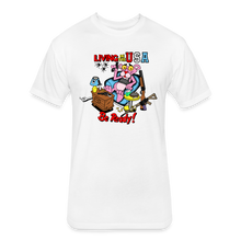 Load image into Gallery viewer, Living In The USA Tee - white
